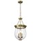 Nuvo Boliver 3-Light Pendant 11 in. Vintage Brass Clear Seeded Glass 60/7801 - alternate 4